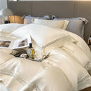 GobekUsa Eucalyptus Fiber Lace Bedding Set for Soft, Silky & Cool Skin-friendly Comfort