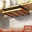 GobekUsa Kitchen Rack: Cupboard Paper Towel Rags Hanger with Hooks