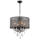 GobekUsa Elegant Crystal Chandelier Ceiling Light for Dining Room & Bedroom