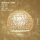 GobekUsa Hand Woven Rattan Pendant Lights Chandelier Bamboo Modern Living Room Decor