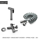 GobekUsa Brass Bidet Shower Head with Double Outlet Angle Valve