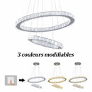 GobekUsa Crystal Chandelier: Luxury LED Pendant Lighting for Living & Dining Room