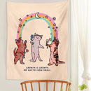 GobekUsa Cat Tapestry Wall Hanging for Home Decor and Wall Art