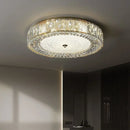 GobekUsa Golden Crystal Ceiling Chandelier: Modern Luxury LED Light Fixture for Living Room