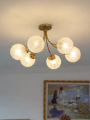 GobekUsa Glass Ball Ceiling Light: Modern Nordic Living Room Dining Room Bedroom Lamp