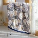 GobekUsa Cotton Gauze Bath Towel - Large Cartoon Towel 70x140cm