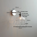 GobekUsa Ceramic LED Wall Light Fixture Up Down Rotate Modern Style Bedside Lamp