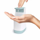 GobekUsa 350ml Non-Drip Soap Pump Dispenser for Bathroom Kitchen, Space-Saving and Compact
