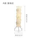 GobekUsa Akari Noguchi Rice Paper Floor Lamp LED E27: Art Decor Interior Lighting for Living Room