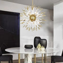 GobekUsa Dandelion Golden Ball Chandelier - Nordic Postmodern Bedroom Dining Room Decor