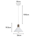 GobekUsa Iron Pendant Light for Dining Room, Kitchen, and Bedroom