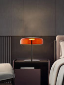GobekUsa Glass Amber Green LED Table Lamp Nightstand Bedroom Living Room Decor