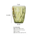 GobekUsa 240ml Water Glass Drinkware for Cold Beverages, Perfect for Family and Friends Party