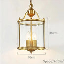 GobekUsa Bronze Glass Chandelier Pendant Lights for Country Home Decor