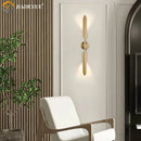 GobekUsa Gold LED Single Head Wall Lamp for Living Room, Bedroom, and Corridor