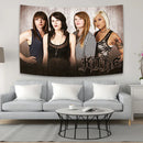 GobekUsa Kitties Tapestry Wall Art Poster for Music Lovers & Boho Home Decor