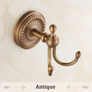 GobekUsa Antique Brass Robe Hook Coat Towel Hanger Wall Bathroom Accessories