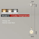 GobekUsa Astronaut Pendant Lamp: Round Moon Hanging Light for Children's Bedroom