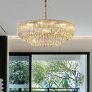 GobekUsa Crystal Chandelier: Luxury Modern Room Lighting for Living Room, Dining Room, Bedroom