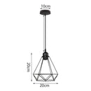 GobekUsa Industrial Metal Ball Pendant Light for Bedroom Kitchen Island