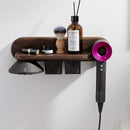 GobekUsa Hair Dryer Holder: Wall Mount Beech Wood Rack for Dyson Supersonic Hair Dryer