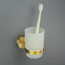 GobekUsa Brushed Gold Bathroom Set: Towel Bar, Toilet Paper Holder, Hook - Wall Mount Kit