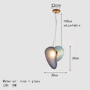 GobekUsa Glass Indoor Pendant Lights for Dining Room Kitchen Bar Shop