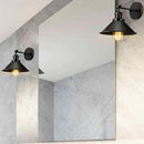 GobekUsa Industrial Wall Sconce Light with Adjustable Metal Lampshade