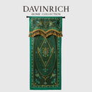 GobekUsa Botanic Garden Velvet Blackout Curtains - Retro Emerald Green - Luxury Quality