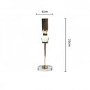 GobekUsa Crystal Glass Candlestick Holder - Elegant Home Décor Accessory