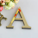 GobekUsa 3D Mirror Alphabet Letters Wall Decor for Home, Parties, and Weddings