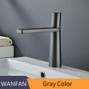 GobekUsa Brass Bathroom Faucet Mixer Tap, Black/Gold Finish, Single Handle Hot/Cold Lavatory