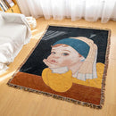 GobekUsa Knitted Tapestry Sofa Blanket - Light Luxury Decorative Blanket for Living Room, Nap Bedspread, Picnic, Camping Mat