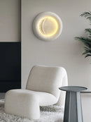 GobekUsa Cream Breeze Moon Ceiling Lamp: Simple, Warm Lighting for Master Bedroom & Study