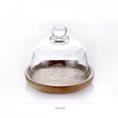 GobekUsa Glass Food Storage Containers with Wooden Lid | Stylish Kitchen Organizer
