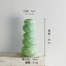 GobekUsa Geometric Glass Vase Terrarium Pebble Stack Floral Arrangement Home Decor
