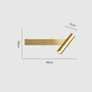 GobekUsa Copper Wall Light Nordic Style for Bedroom Bedside, Modern Minimalist Design