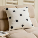 GobekUsa Brown Geometric Embroidery Plush Cushion Cover, Nordic Luxury Home Decor Pillow Case