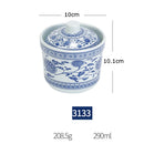 GobekUsa Blue and White Imitation Porcelain Dinner Set