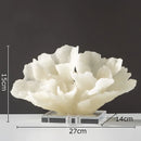GobekUsa Coral Resin Statue Desk Decoration Modern Home Decor Ornaments