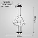 GobekUsa Designer Nordic Ceiling Chandelier for Home Decor and Living Room Lighting
