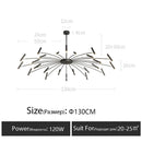 GobekUsa LED Chandelier: Modern Nordic Design for Living Room, Bedroom, Office, Study - Home Décor Lighting