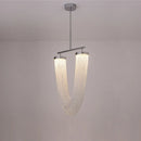 GobekUsa LED Aluminum Ceiling Chandelier Lighting Hanging Lamps for Foyer