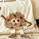 GobekUsa Cartoon Lamb Wool Blanket: Soft & Warm Sofa Cover for Autumn/Winter