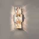 GobekUsa Crystal Wall Lamp: Elegant Post-Modern Light for Dining Living Study Room