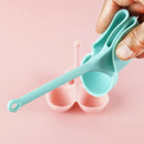 GobekUsa Egg Steamer Tray with 5 Grids - Durable Silicone Egg Boiler Holder