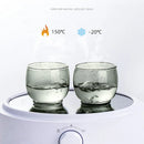 GobekUsa Glass Tea Cup Set for Chinese Kung Fu Tea, Heat Resistant & Thicken Glass