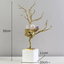GobekUsa Golden Conch Metal Sculpture Decorative Figurine Artwork for Modern Home Decor