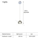 GobekUsa Crystal LED Chandelier for Luxe Living Spaces