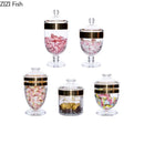 GobekUsa Acrylic Candy & Spice Jar Set for Kitchen Food Storage
